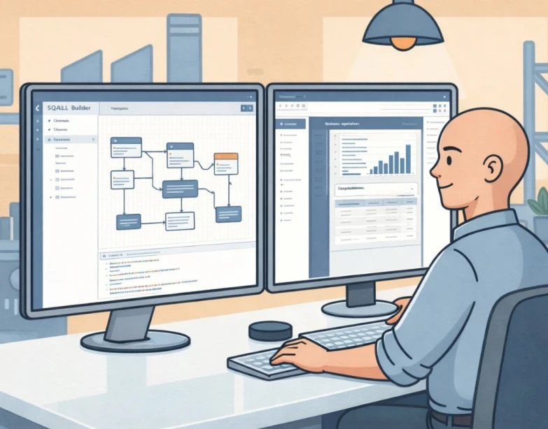 Koppelingen bouwen in een lowcode-omgeving, naast een dashboard